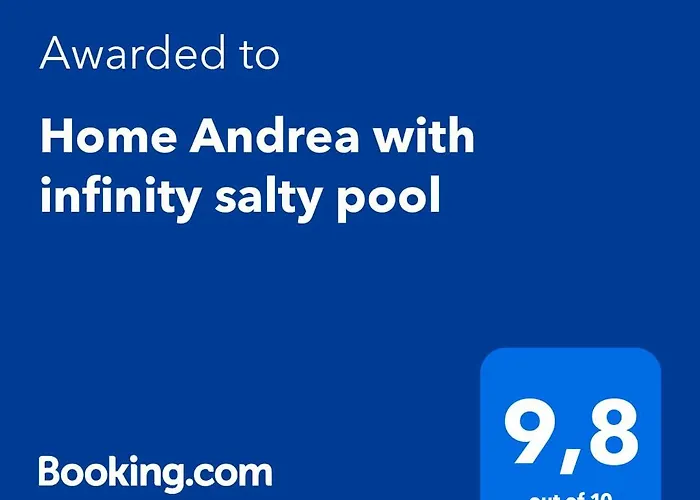 Andrea With Infinity Salty Pool Feriehus *