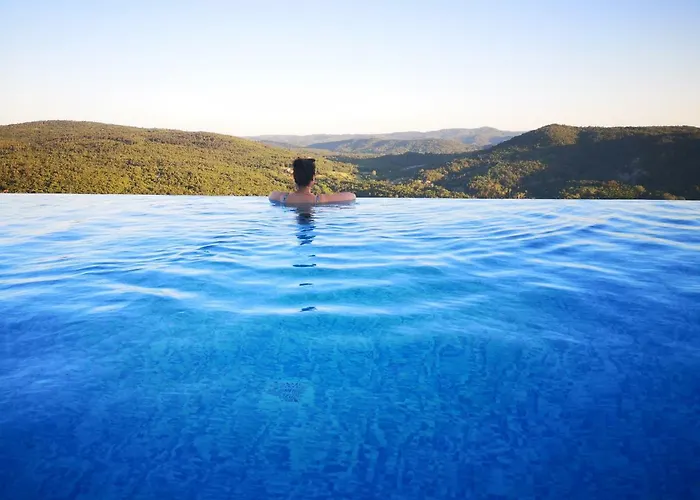 Andrea With Infinity Salty Pool *